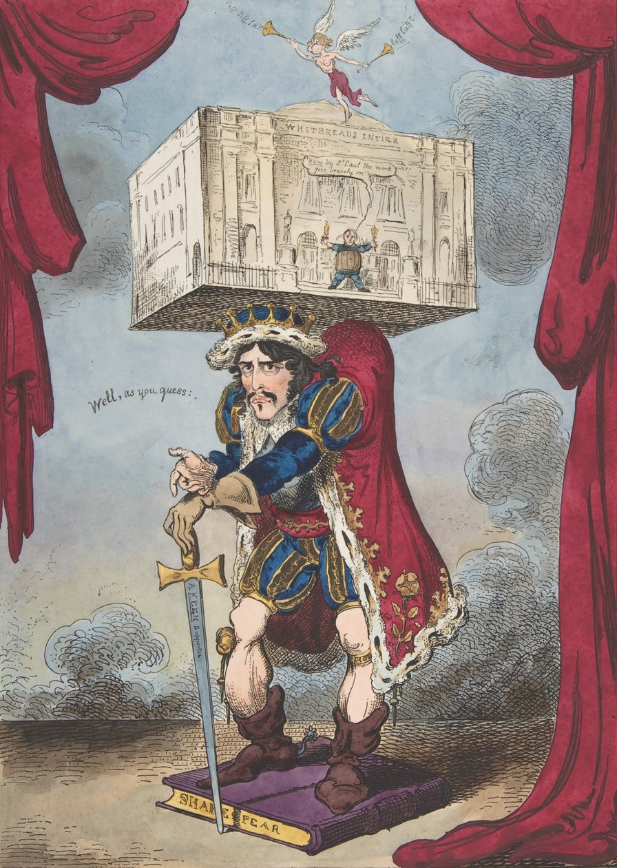 El Atlas Teatral, 7 de mayo de 1814 de George Cruikshank