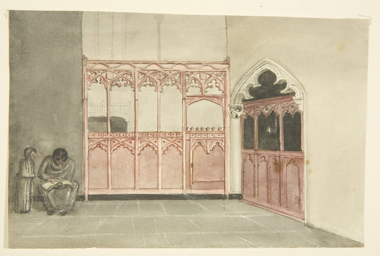 Capilla Vieja en la Catedral de Bristol de George Cumberland