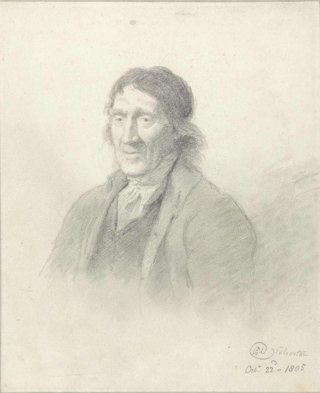 Retrato de un hombre, 1805 de George Dance