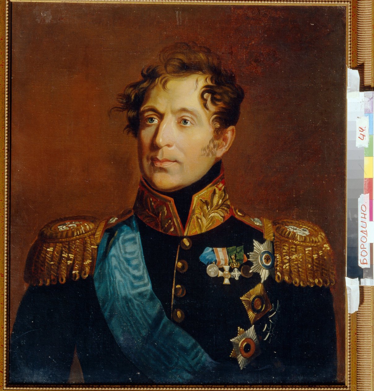 Retrato del Conde General Mikhail Miloradovich (Miloradovich) (1771-1825). Pintura de George Dawe (1781-1829), óleo sobre lienzo. arte ingles de George Dawe