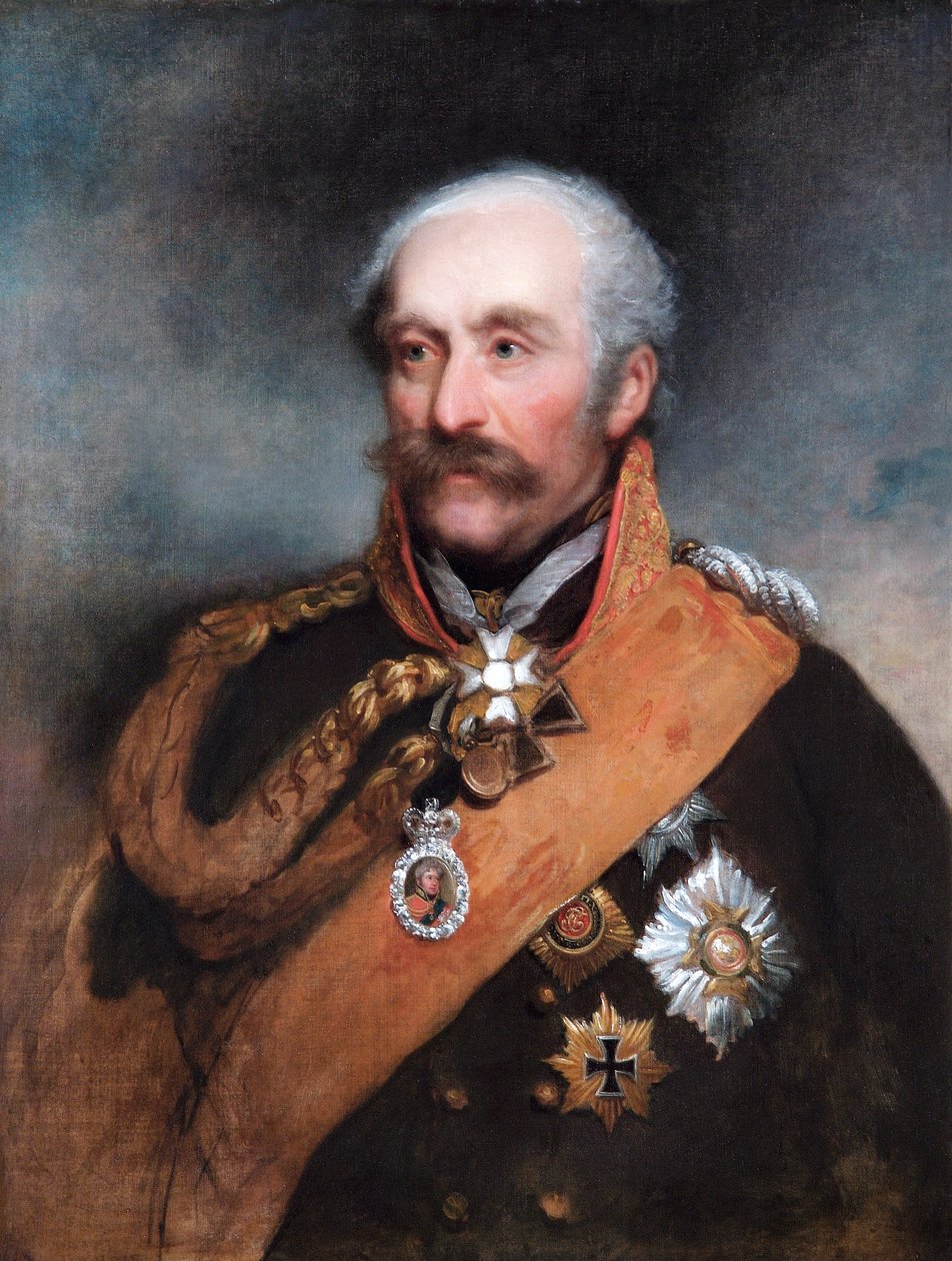 Retrato del Mariscal de Campo Blücher, soldado prusiano, c1818 de George Dawe