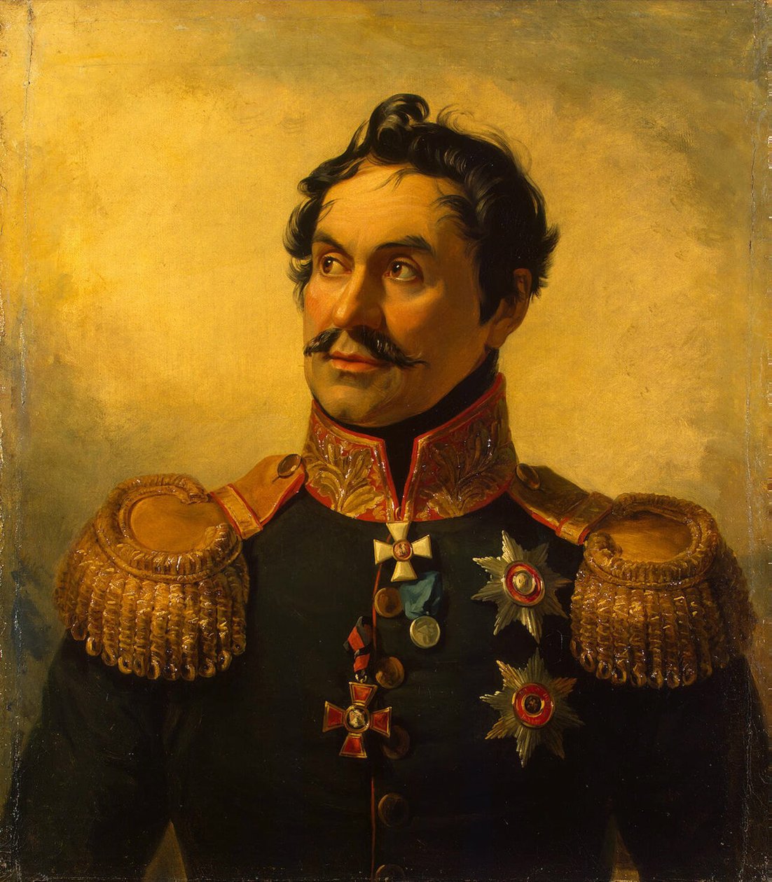 Retrato de Yefim Chaplits 1768-1825, antes de 1825 de George Dawe