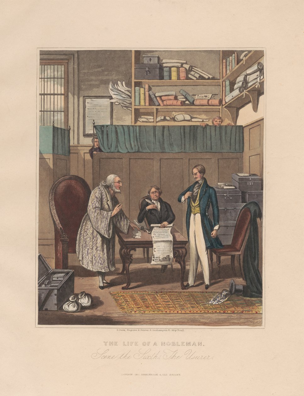 Lote de nueve: (6) La vida de un noble de George Dawe