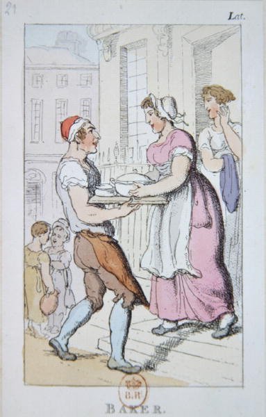Un panadero de George Derville Rowlandson