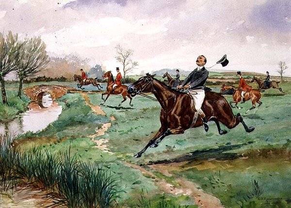 Galope completo de George Derville Rowlandson