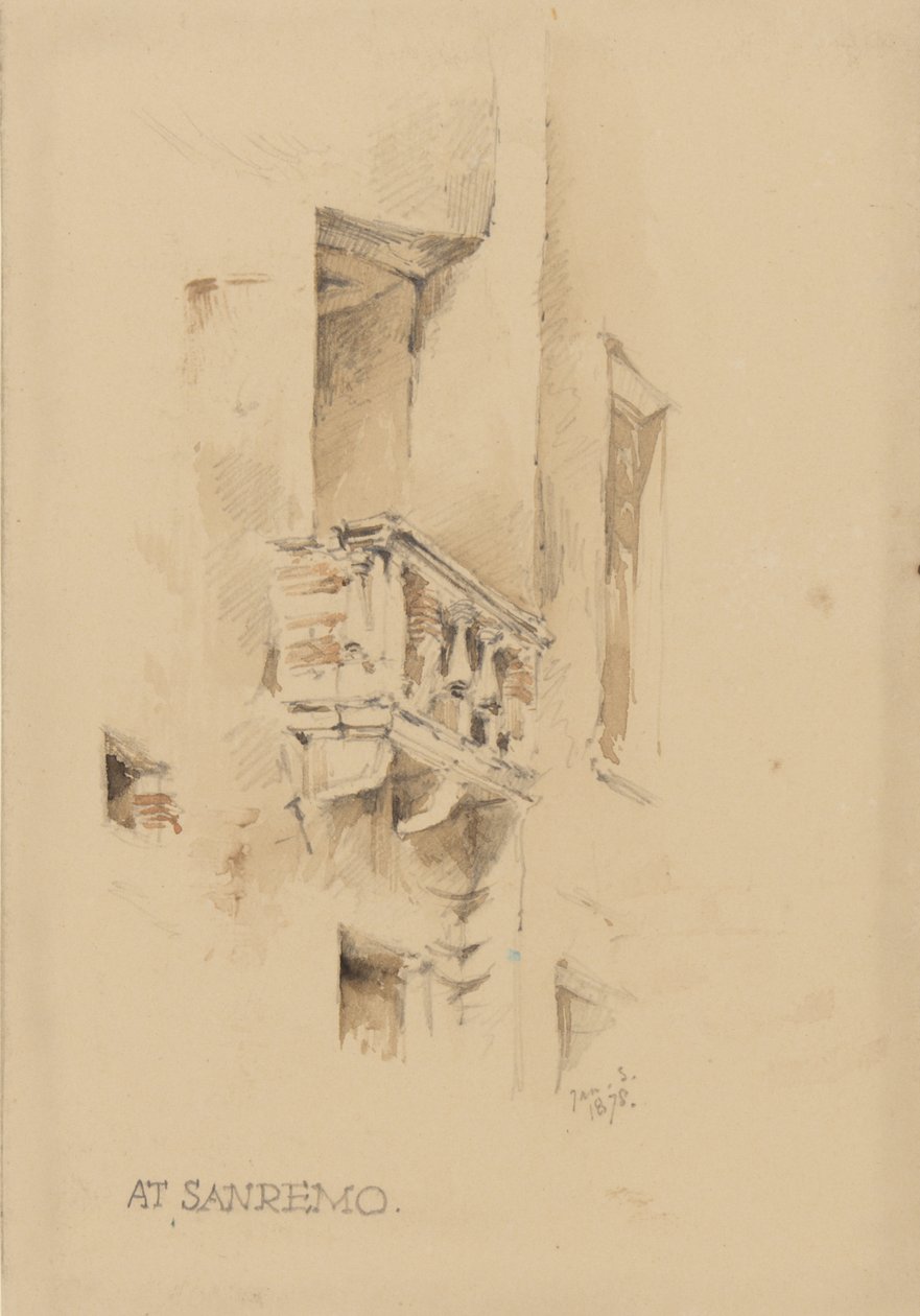 En San Remo, 3 de enero de 1878 de George Douglas Tinling