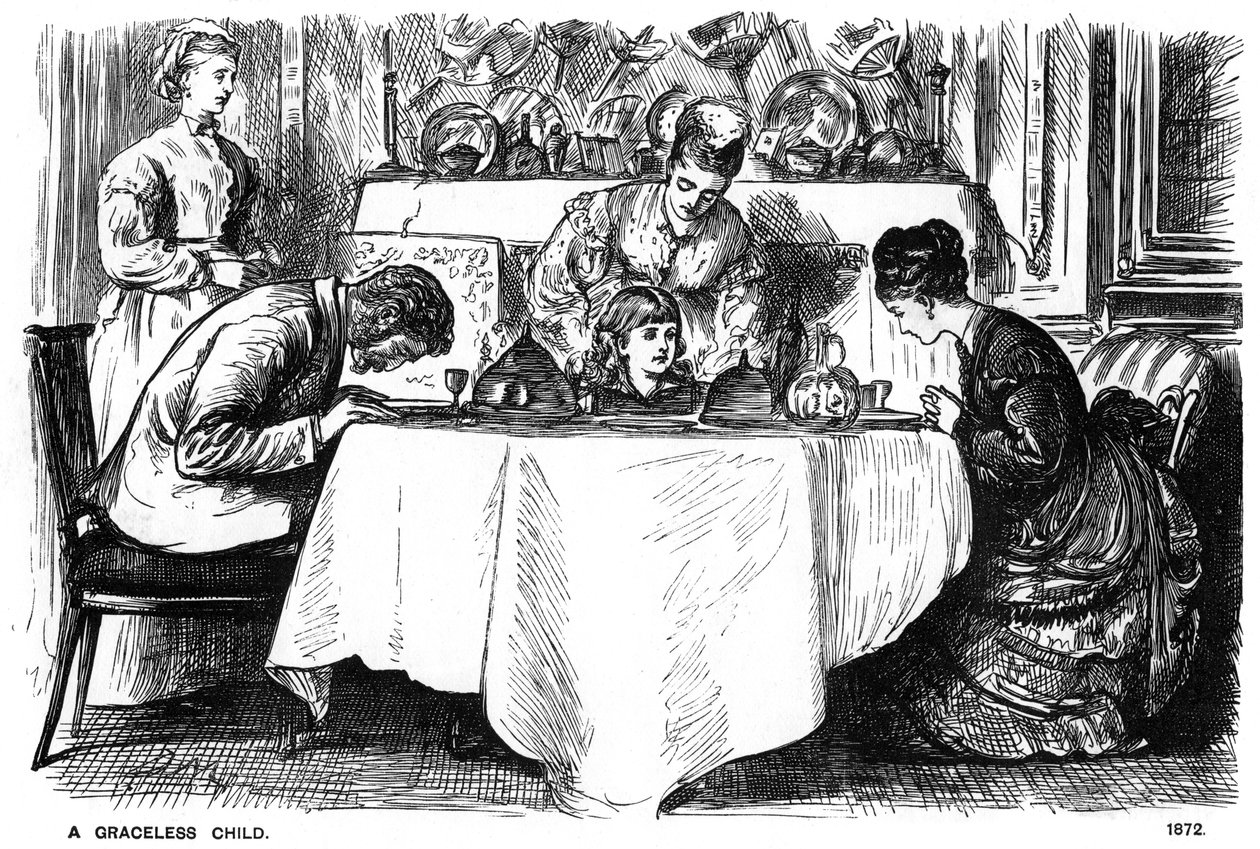 Un niño sin gracia, 1872 de George du Maurier