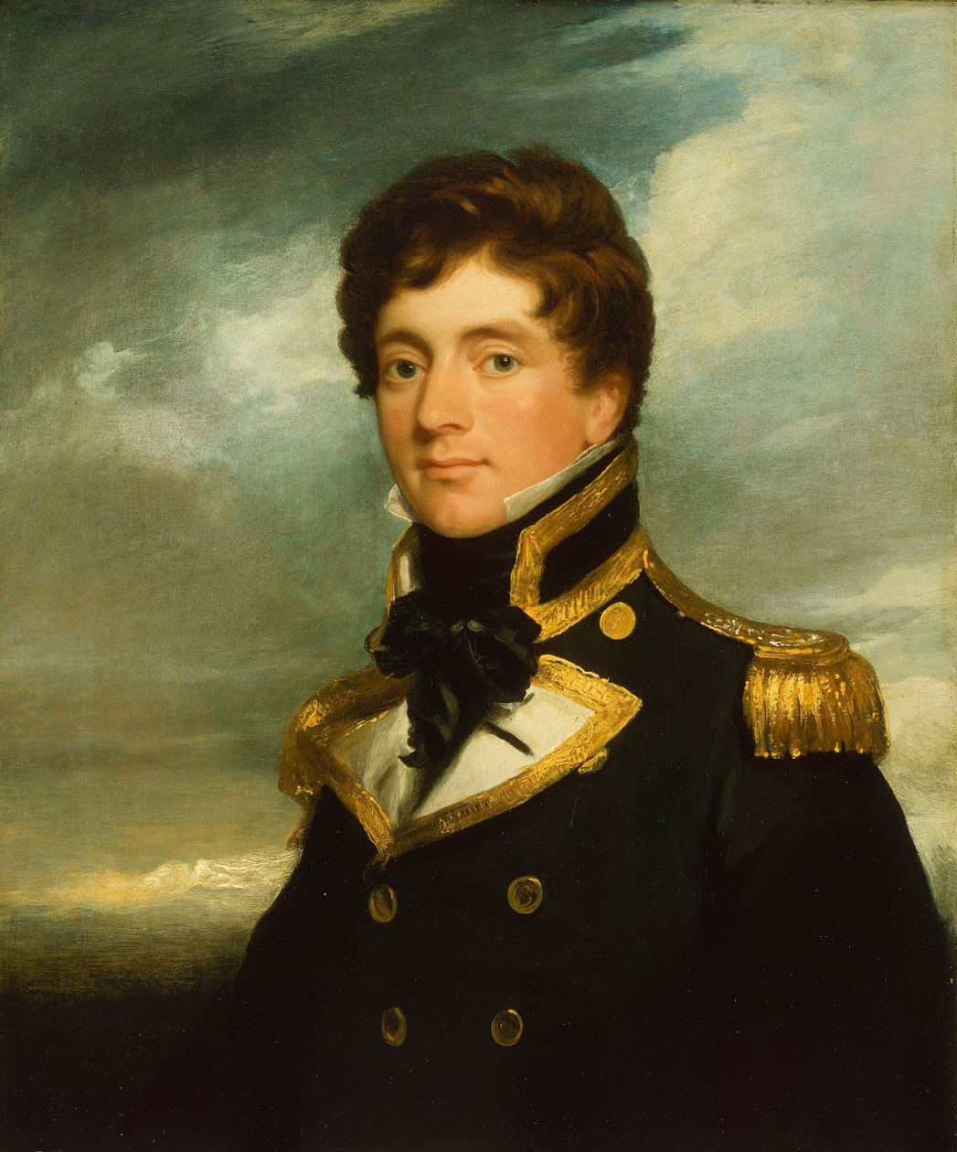 Capitán Frederick William Beechey (1796-1856), c.1822 (óleo sobre lienzo) de George Duncan Beechey
