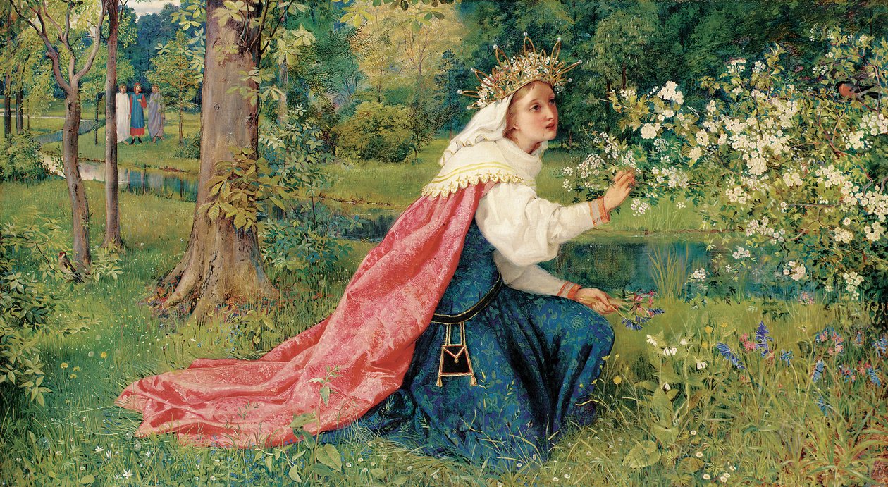 Matilda - Dante, Purgatorio, Canto 28 de George Dunlop Leslie
