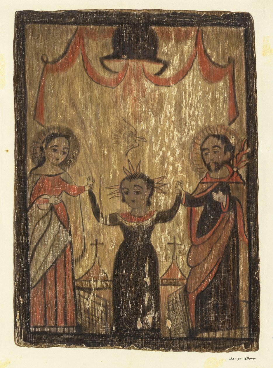 Retablo - La Sagrada Familia, c. 1938 de George E. Rhone
