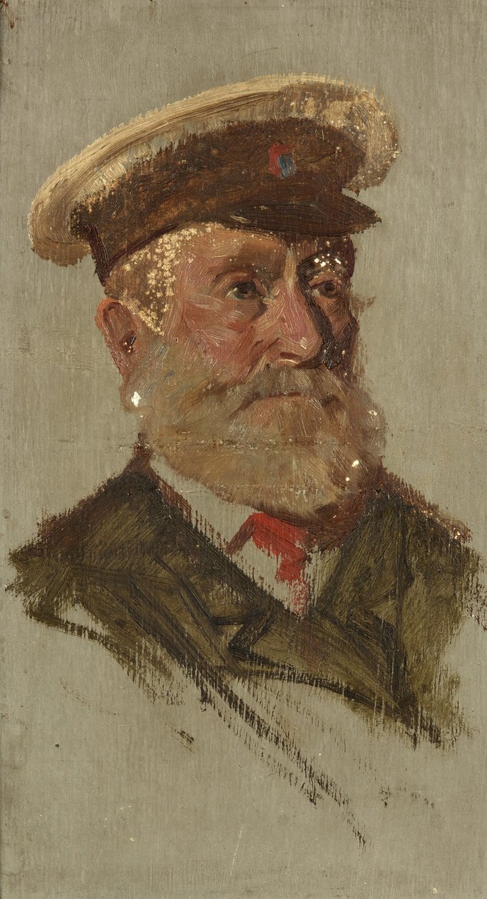 Retrato de C. Dent, 39th, c.1920 de George Edmund Butler