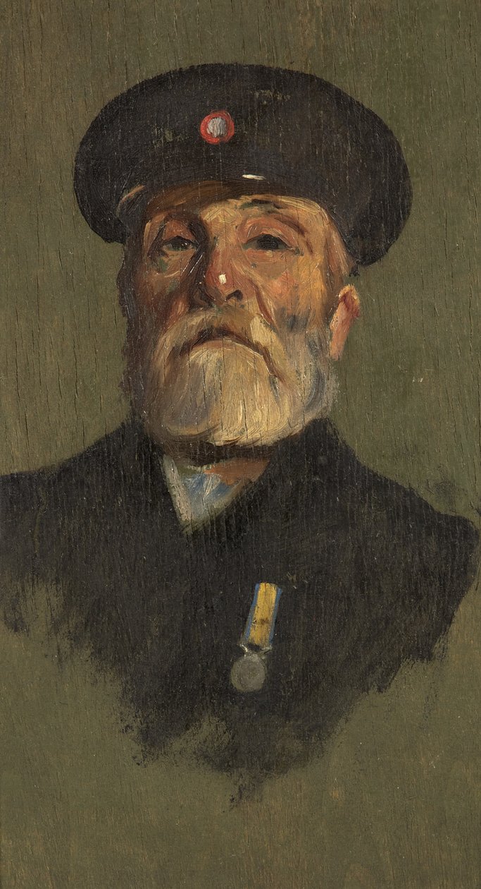 Retrato de J. Lasbury, R.M.L.I., c.1920 de George Edmund Butler