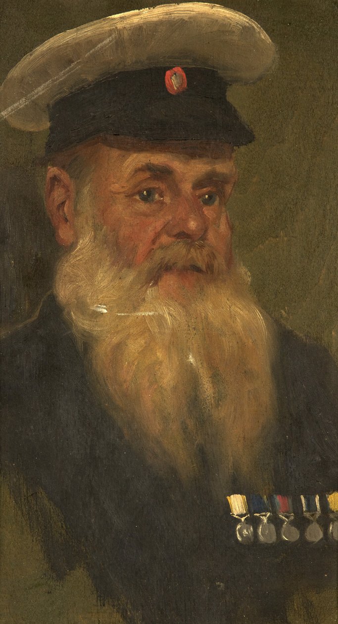 Retrato de J. Wilson, R.M.A., c.1920 de George Edmund Butler