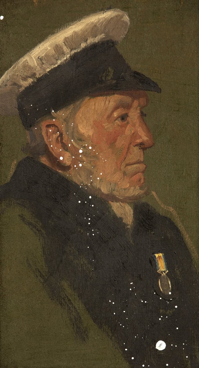Retrato de W. Lavington, R.N., c. 1920 de George Edmund Butler