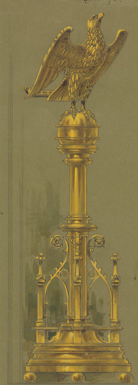 Diseños realizados para Jones y Willis, metalúrgicos y fabricantes de muebles para iglesias de Birmingham y Londres. de George Edmund Street