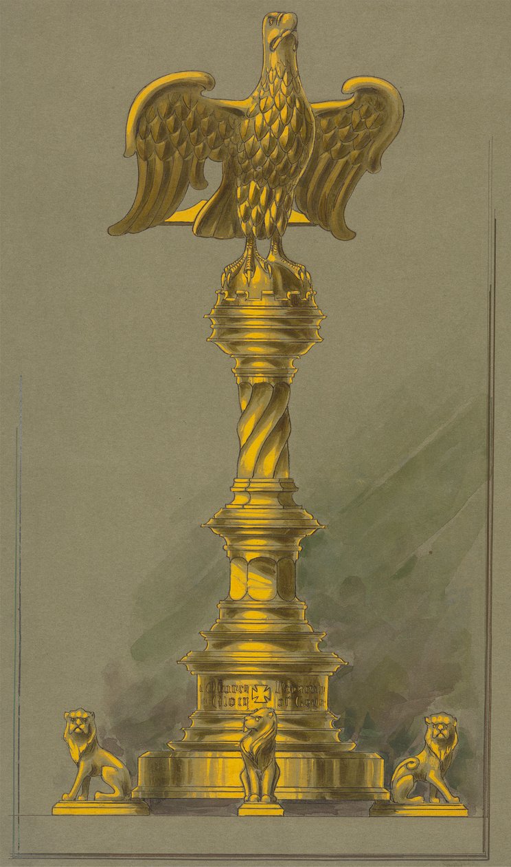 Diseños realizados para Jones y Willis, metalúrgicos y fabricantes de muebles para iglesias de Birmingham y Londres. de George Edmund Street