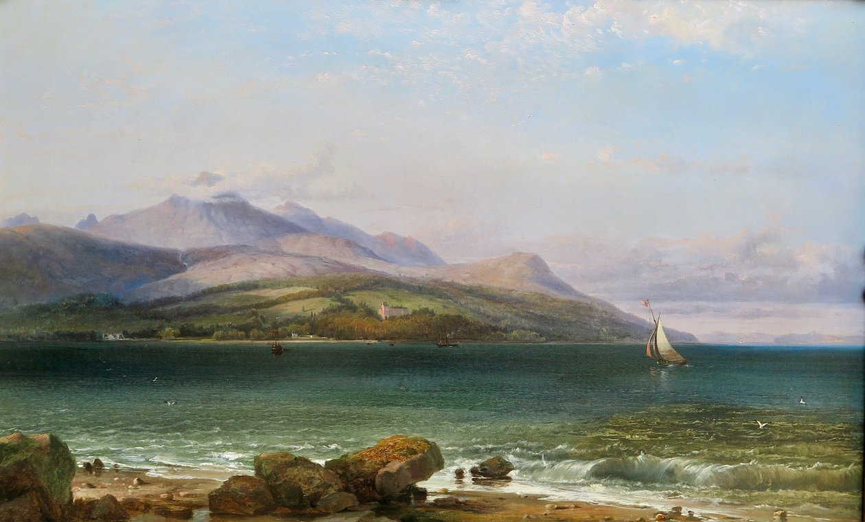 La isla de Arran,siglo XIX (Óleo sobre lienzo) de George Edwards Hering