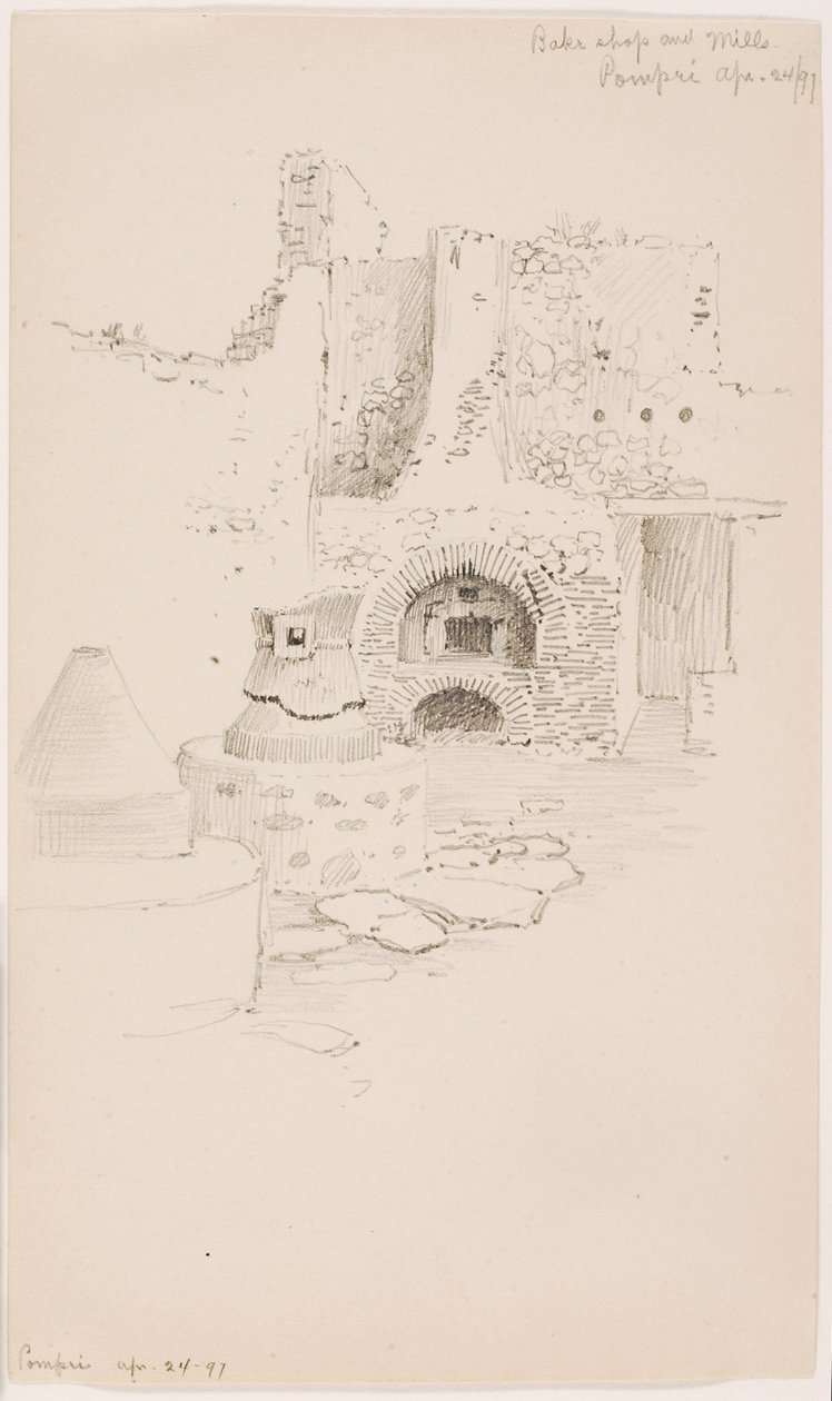 Pastelería y Molinos, Pompeya de George Elbert Burr
