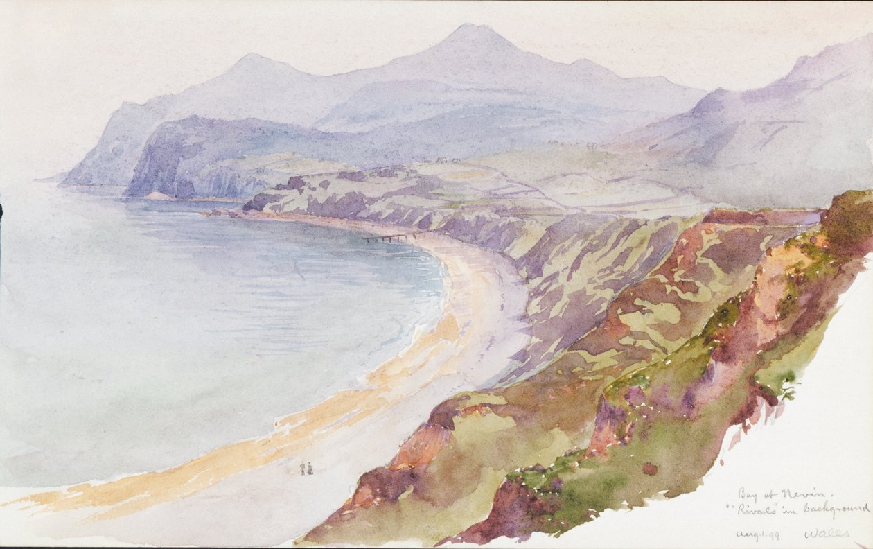 Bahía en Nevin, Gales, 1899 de George Elbert Burr