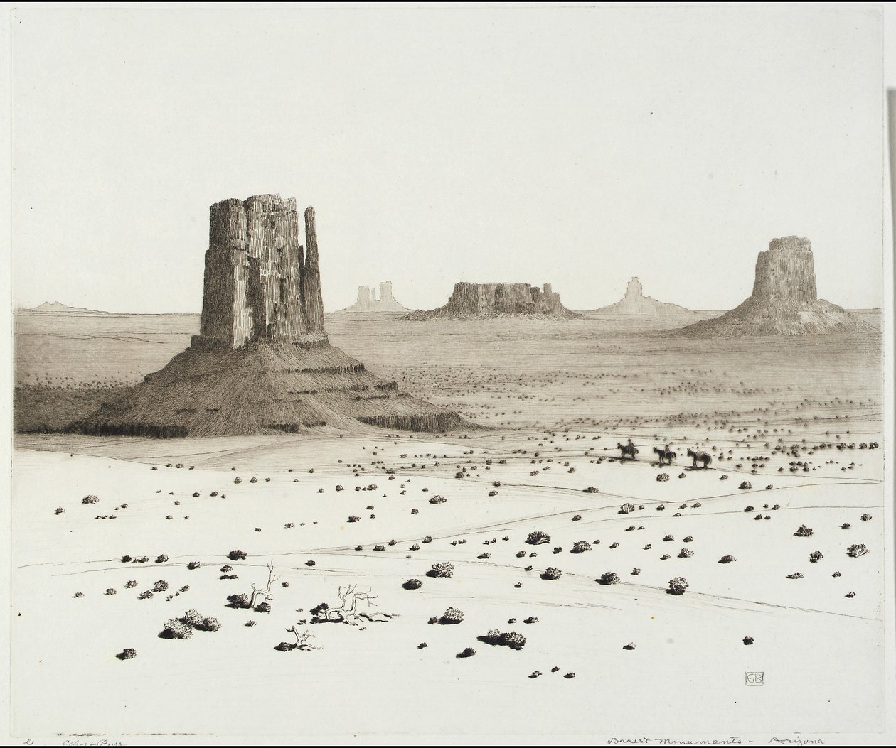 Monumentos del desierto, Arizona de George Elbert Burr