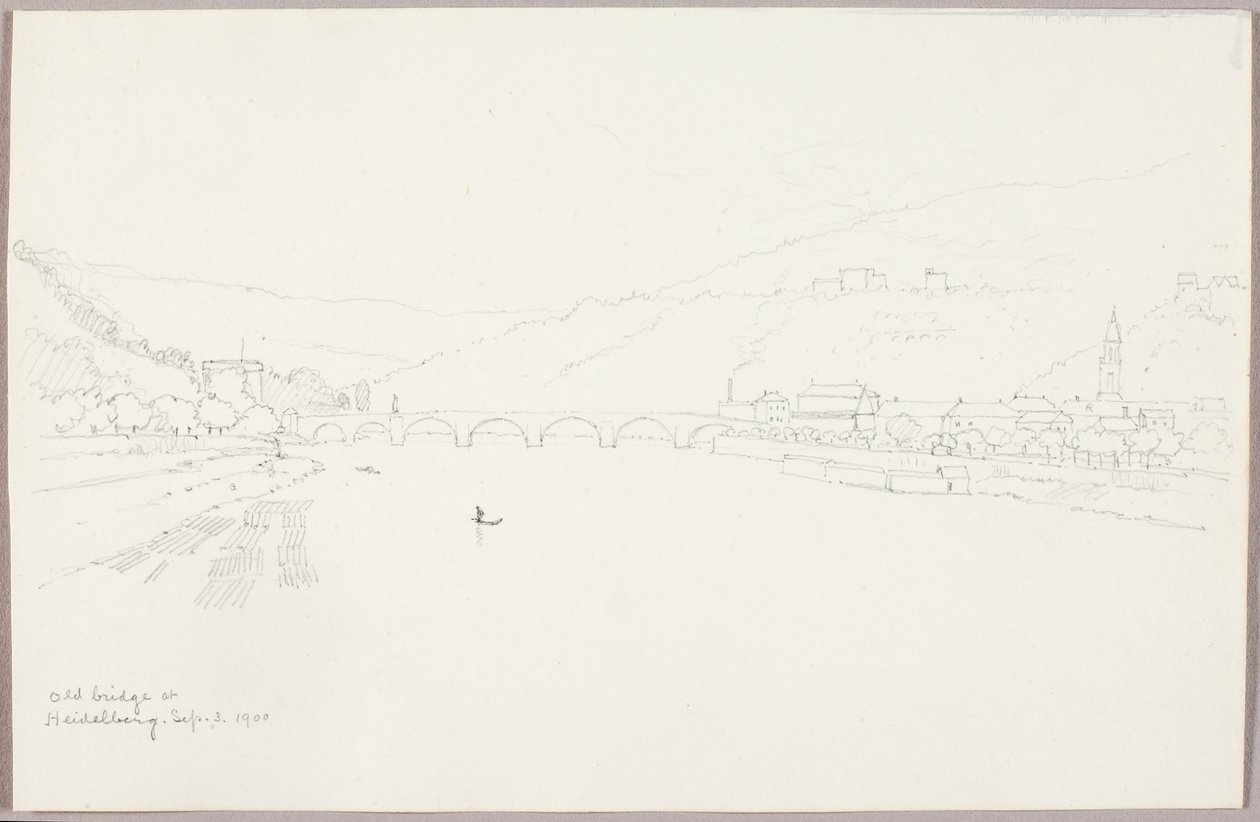 Puente Viejo de Heidelburg de George Elbert Burr