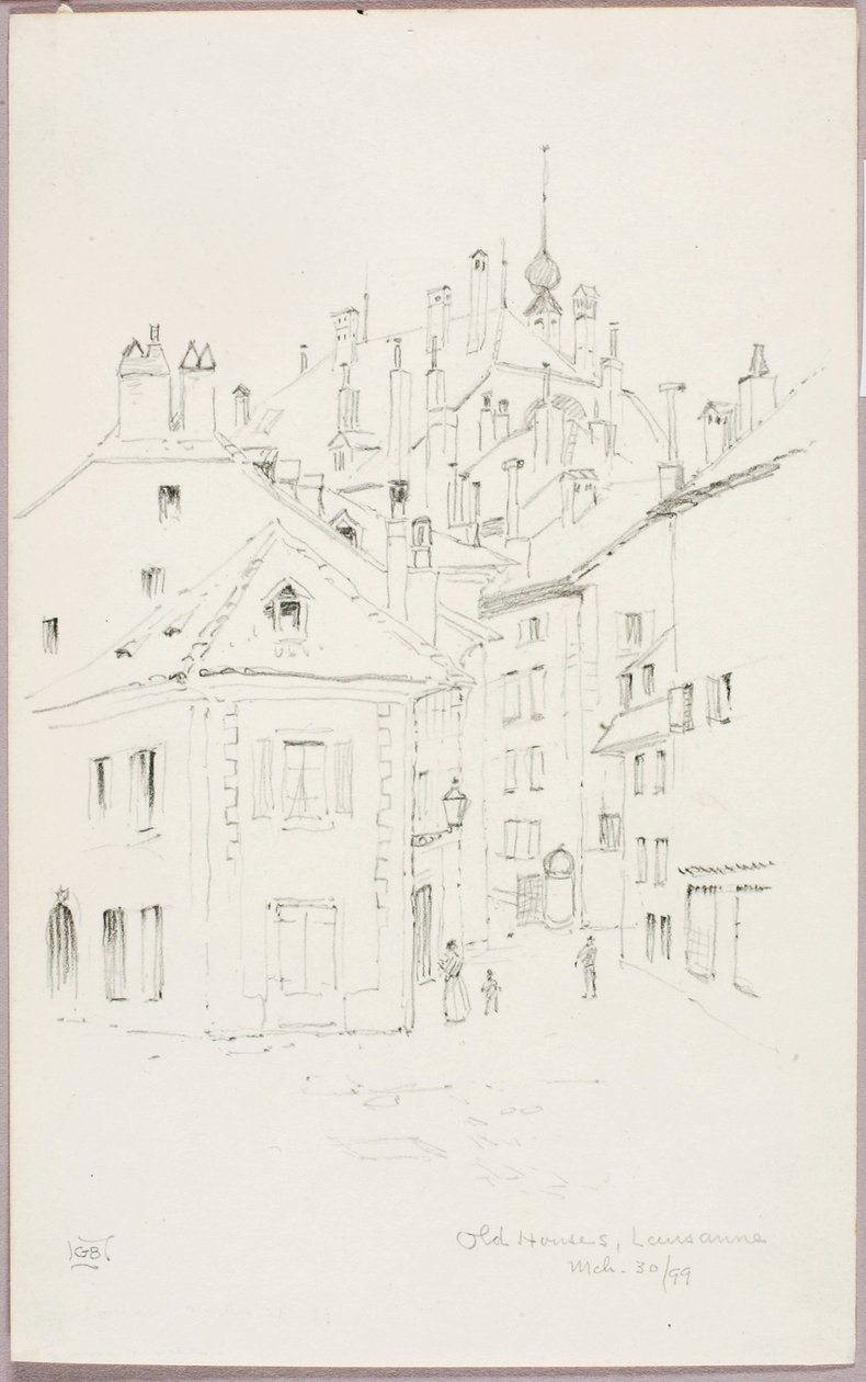 Casas antiguas, Lausana de George Elbert Burr