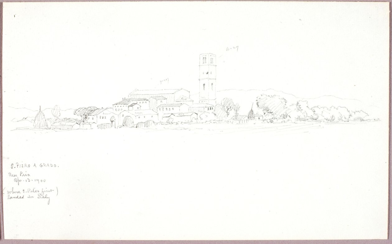 San Piero a Grado, cerca de Pisa de George Elbert Burr