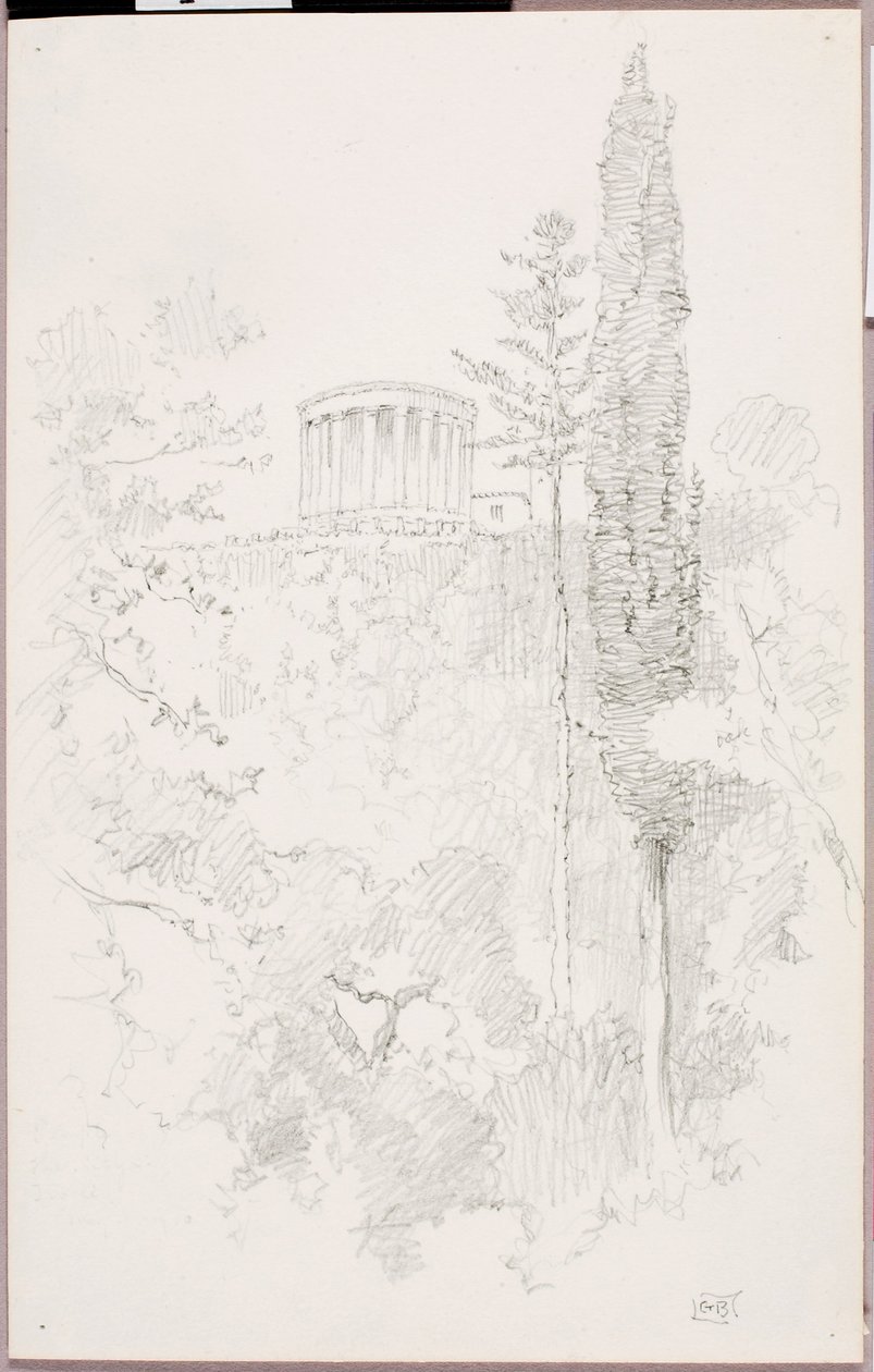 Templo de la Sibila, Tívoli de George Elbert Burr