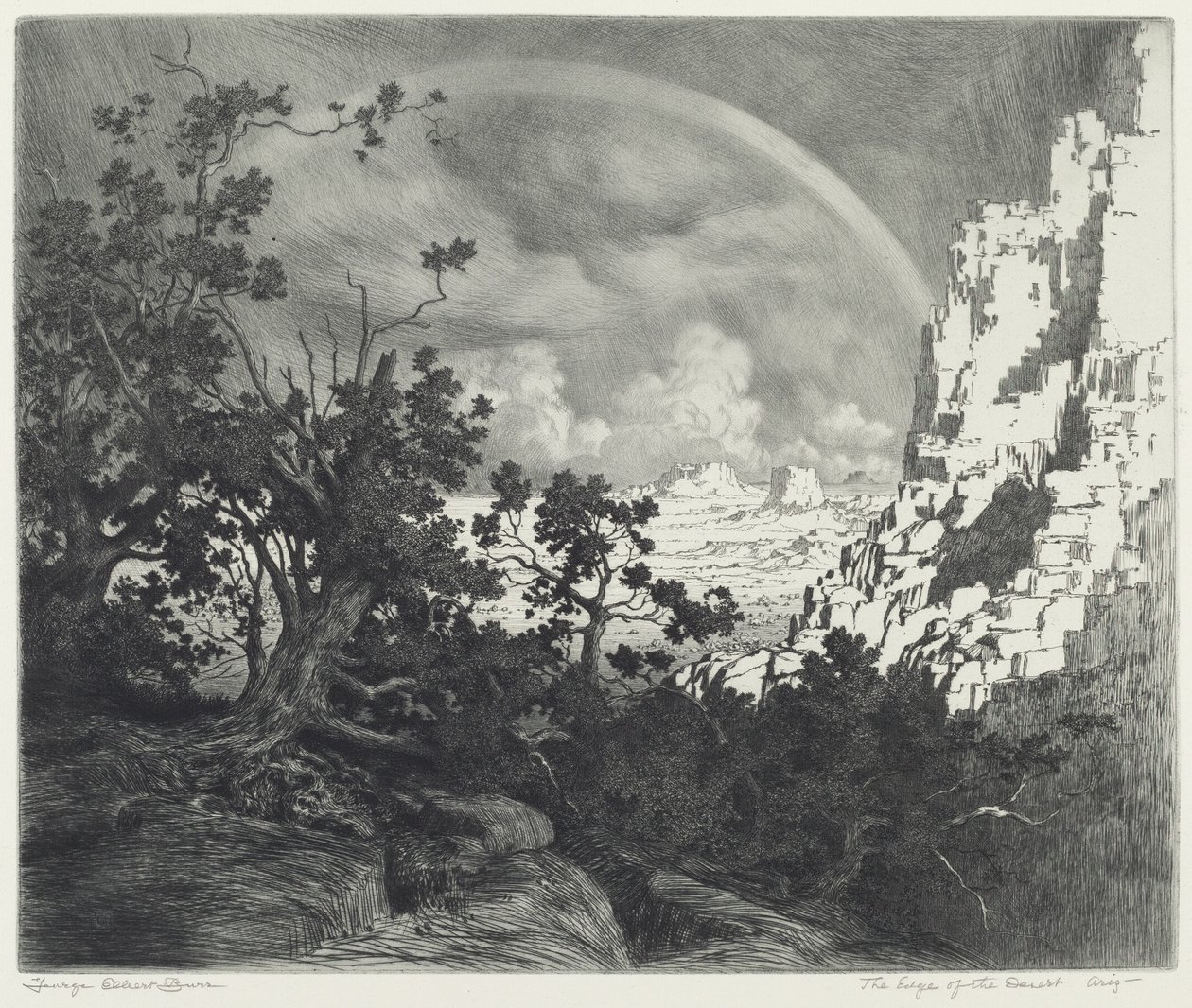 El borde del desierto, Arizona de George Elbert Burr