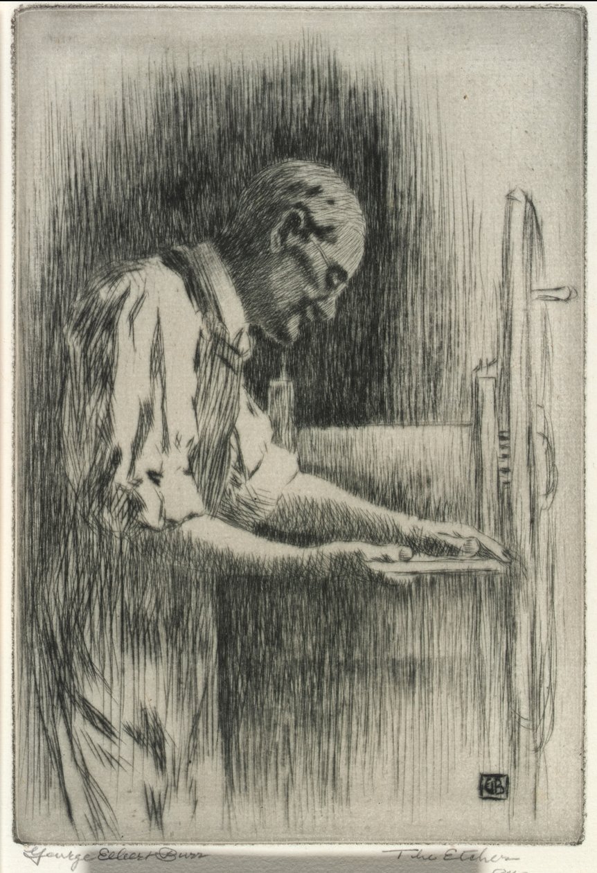 El grabador de George Elbert Burr