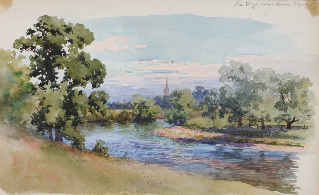 El Wye, cerca de Ross de George Elbert Burr