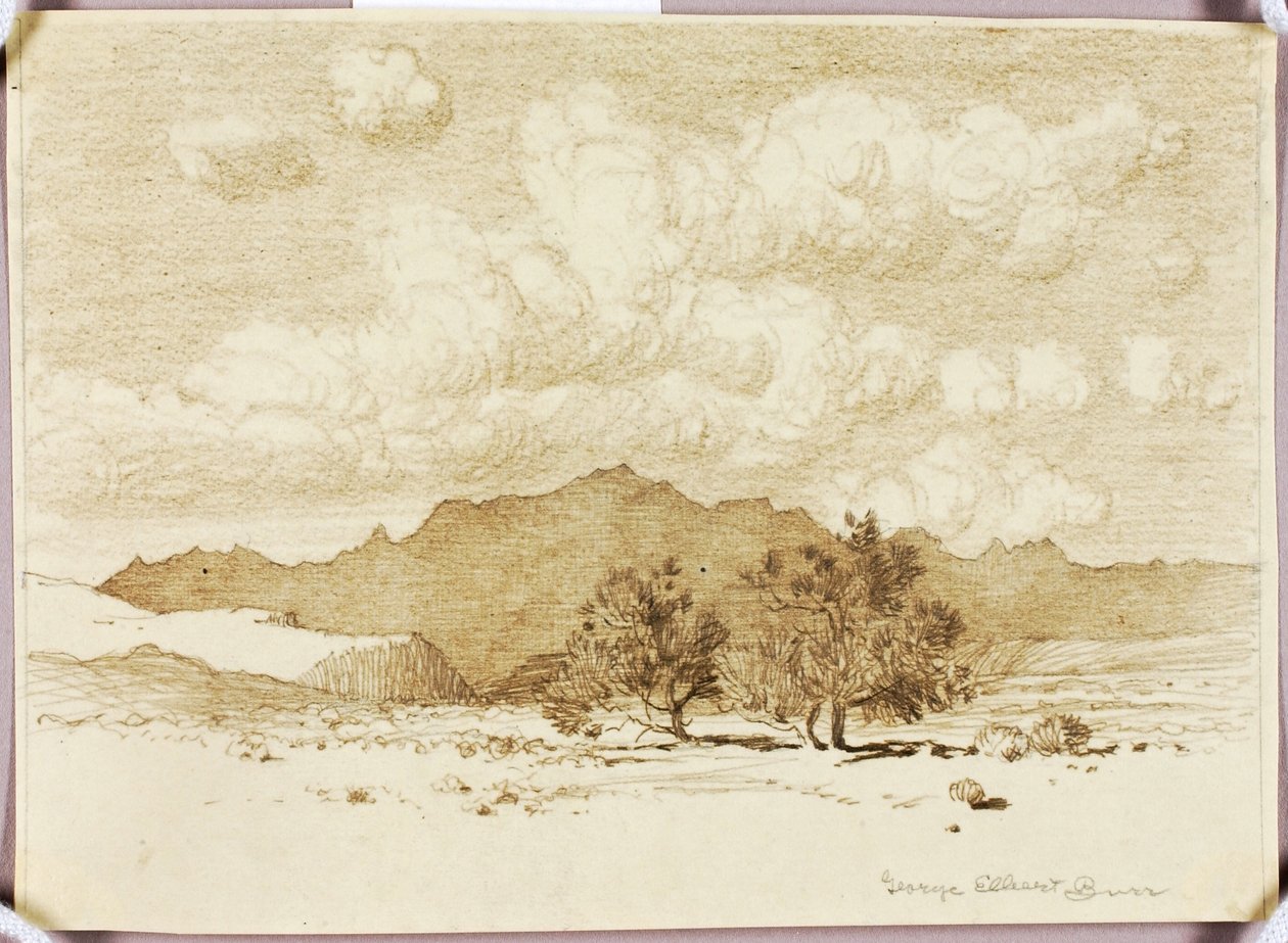 Sin título (dibujo para impresión) de George Elbert Burr