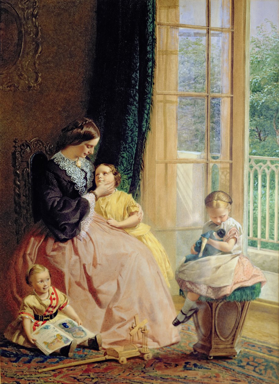 Sra. Hicks, Mary, Rosa y Elgar de George Elgar Hicks