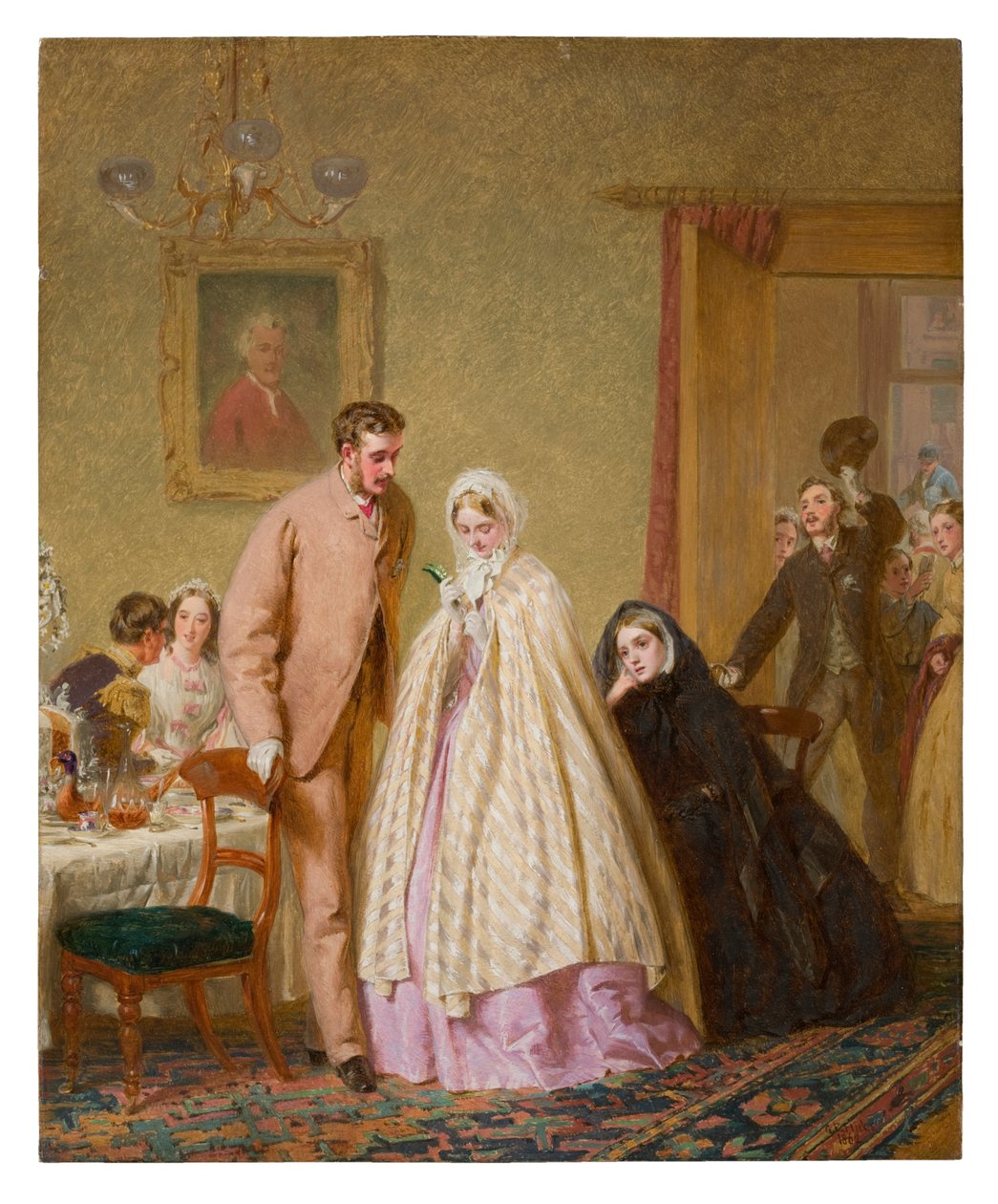 El desayuno de bodas, 1862 de George Elgar Hicks