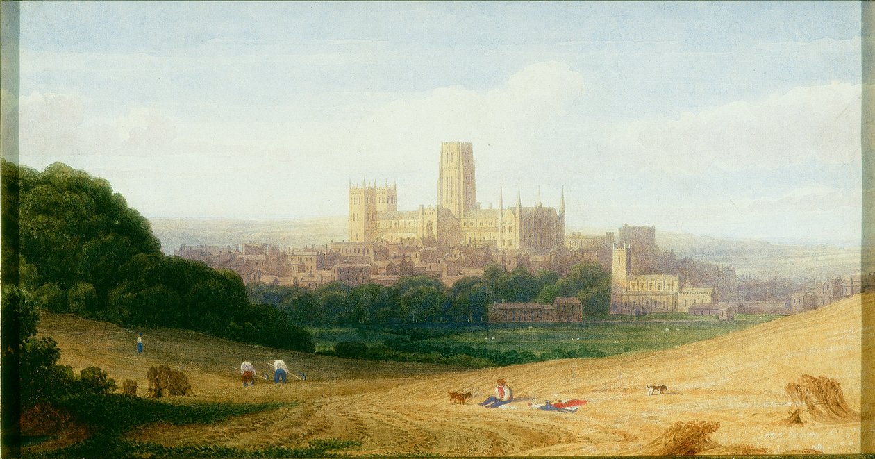 Durham, antes de 1828 (Acuarela y gouache) de George Fennel Robson