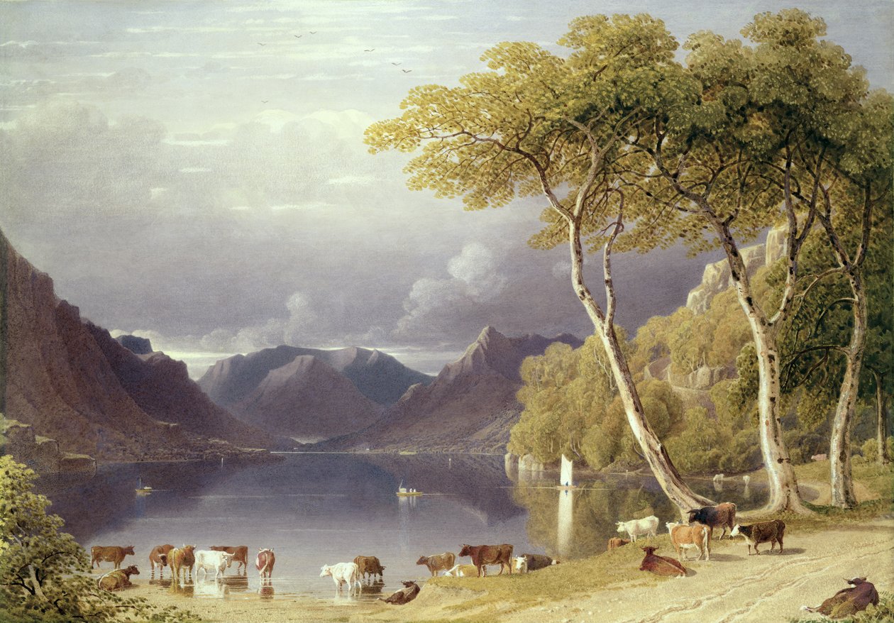 Cabeza de Ullswater en el Distrito de los Lagos de George Fennel Robson