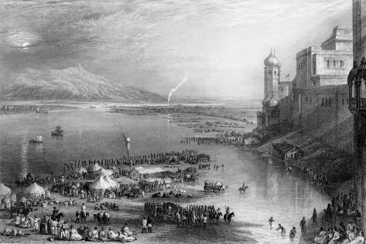 Parte del Chaut, en Hurdwar, 1838 de George Francis White