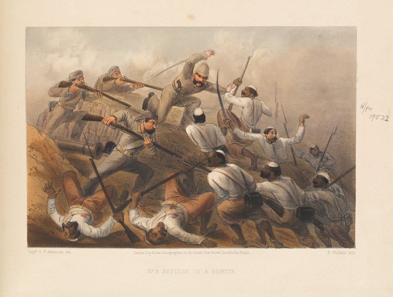 Repulsión de una salida, 1857 de George Francklin Atkinson