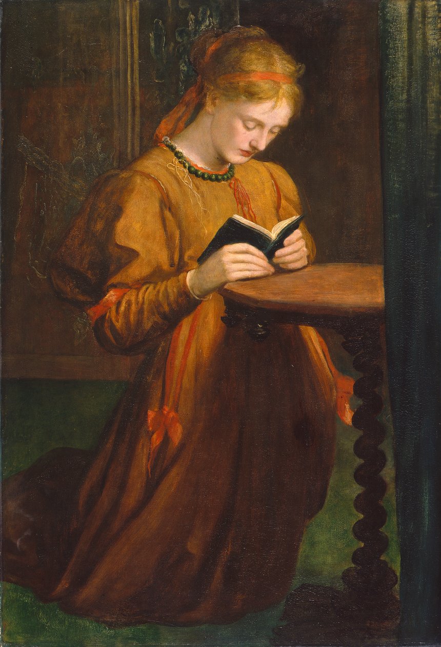 May Prinsep (Oración) 1867 (óleo sobre lienzo) de George Frederic Watts