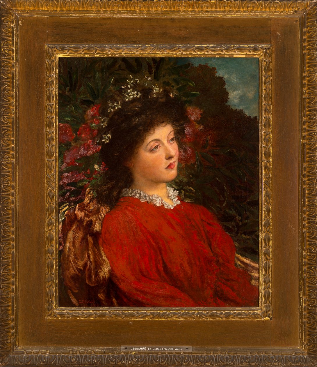 Retrato de Eveleen Tennant (posteriormente Sra. F.W.H. Myers) 1876 (óleo sobre lienzo) de George Frederic Watts