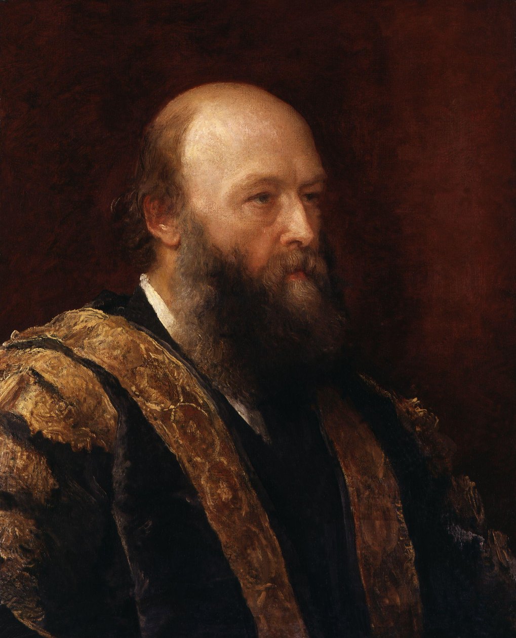 Retrato de Robert Gascoyne-Cecil, III marqués de Salisbury (1830-1903) de George Frederic Watts