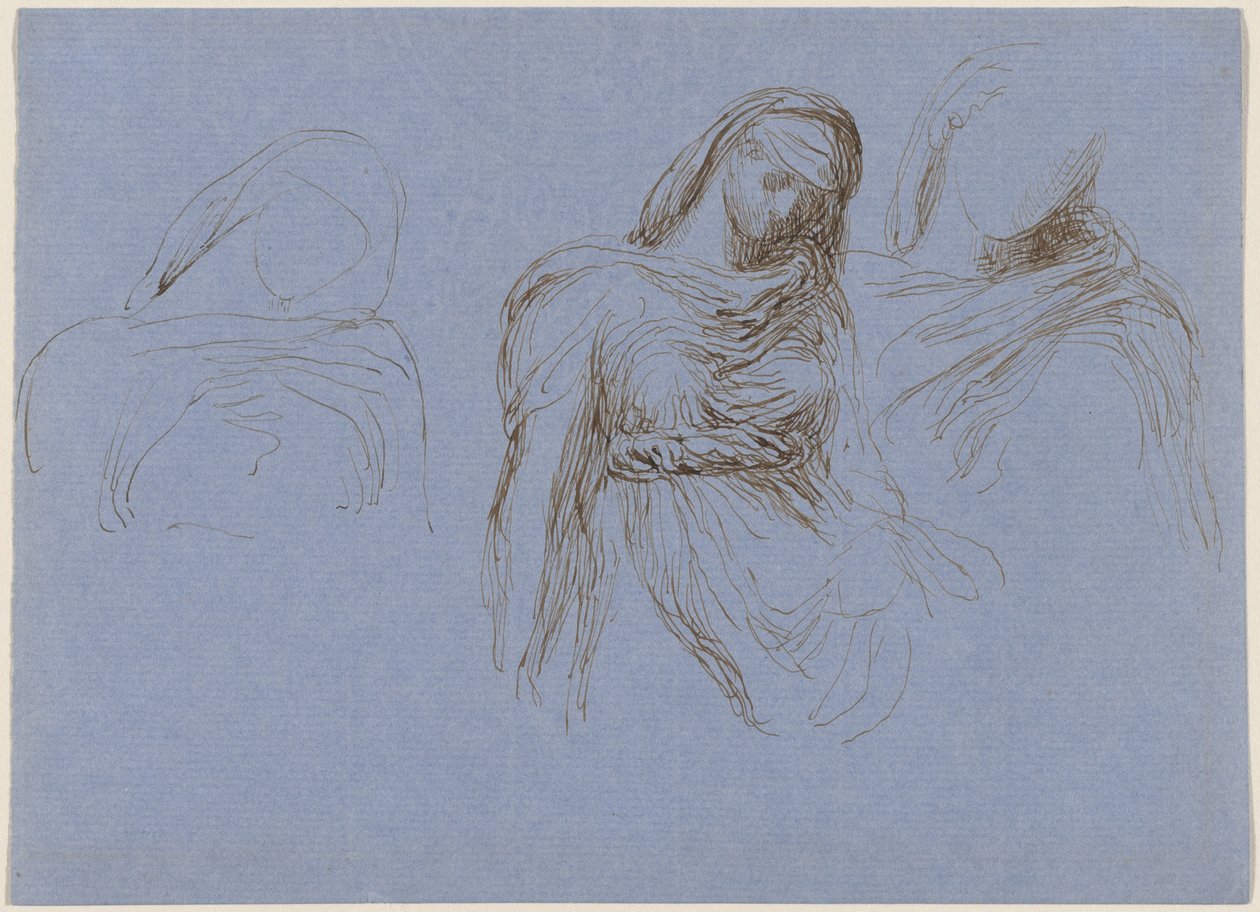 Estudio de la Muerte para "Tiempo y Muerte" de George Frederic Watts