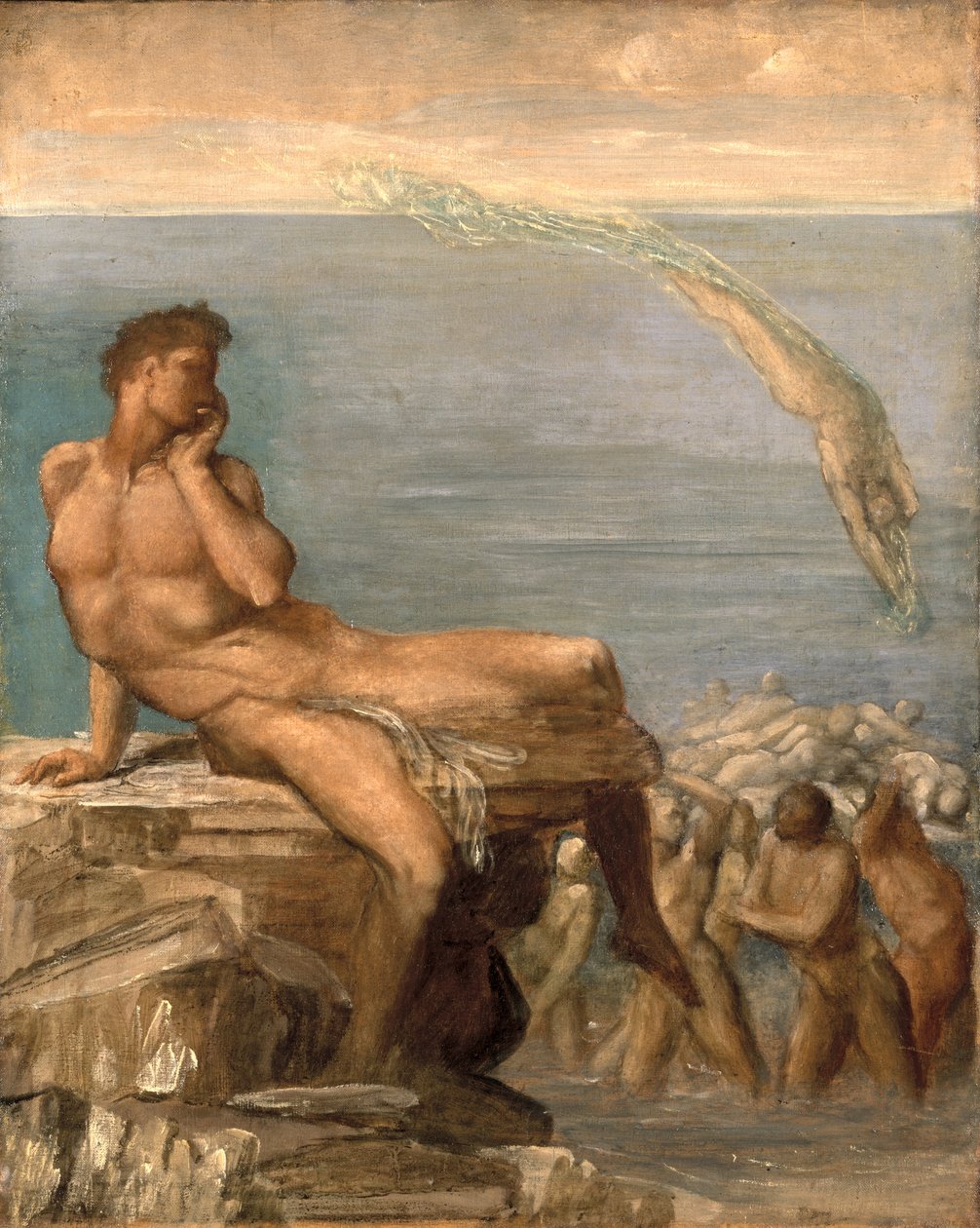 El genio de la poesía griega de George Frederick Watts