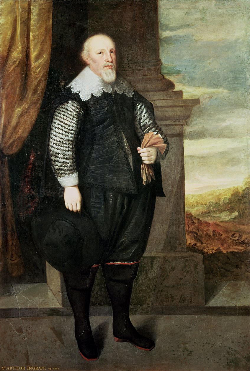 Retrato de Sir Arthur Ingram (c.1570-1642) 1638 de George Geldorp