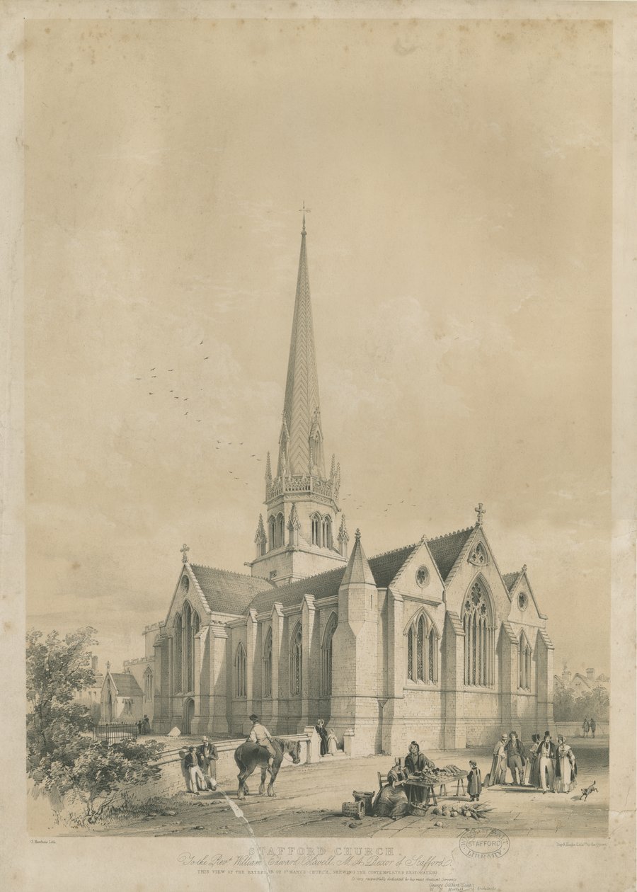 Stafford - Iglesia de Santa María de George Gilbert Scott