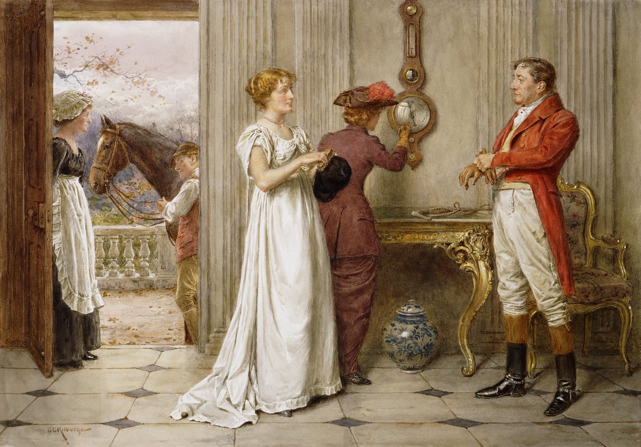 Un viento del sur y un cielo nublado de George Goodwin Kilburne