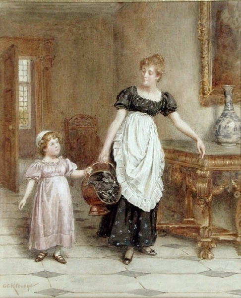 Muchas manos hacen el trabajo ligero de George Goodwin Kilburne