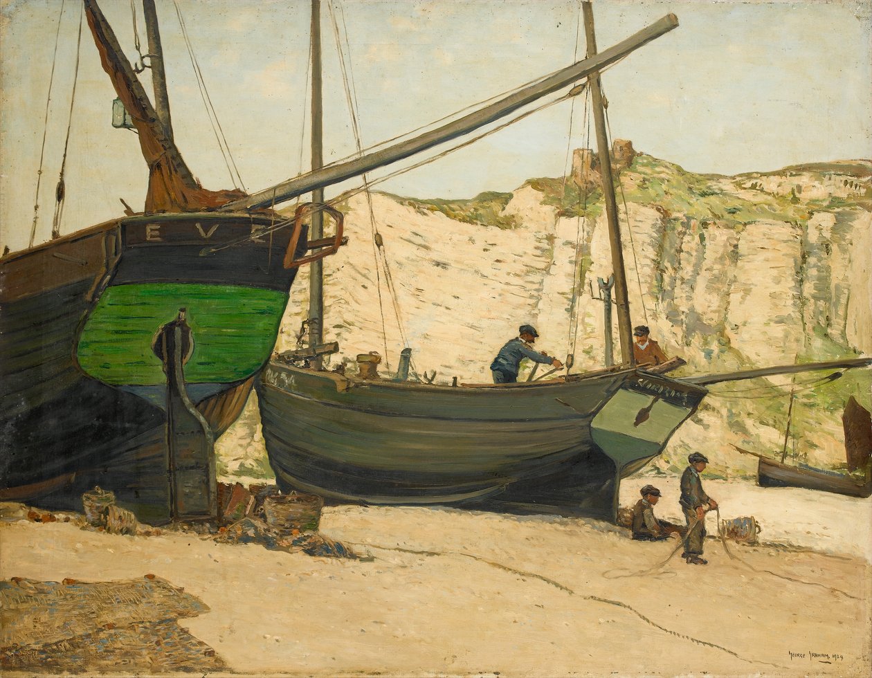 Los lugareños de Hastings en la playa de Hastings de George Graham