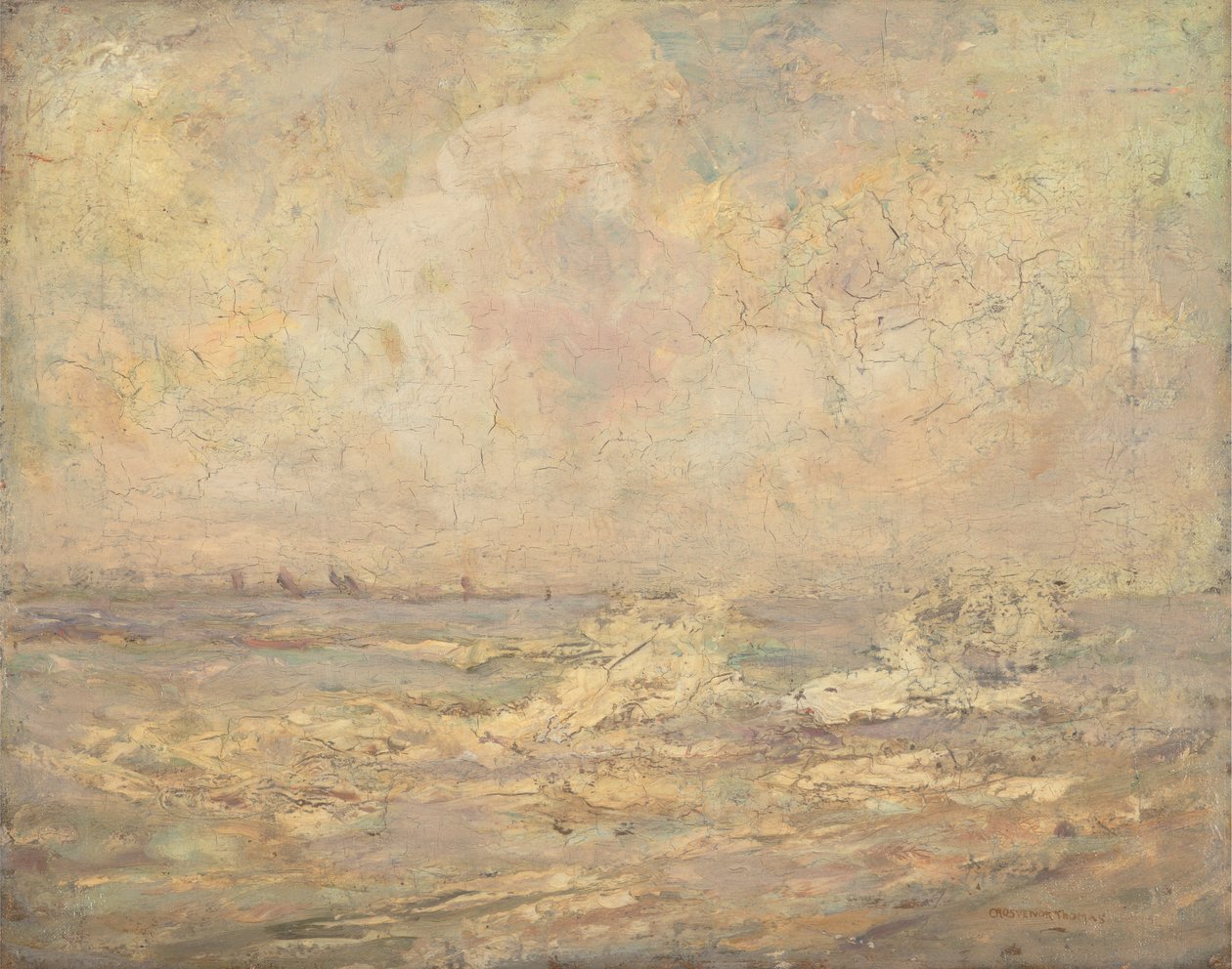 Paisaje marino de George Grosvenor Thomas