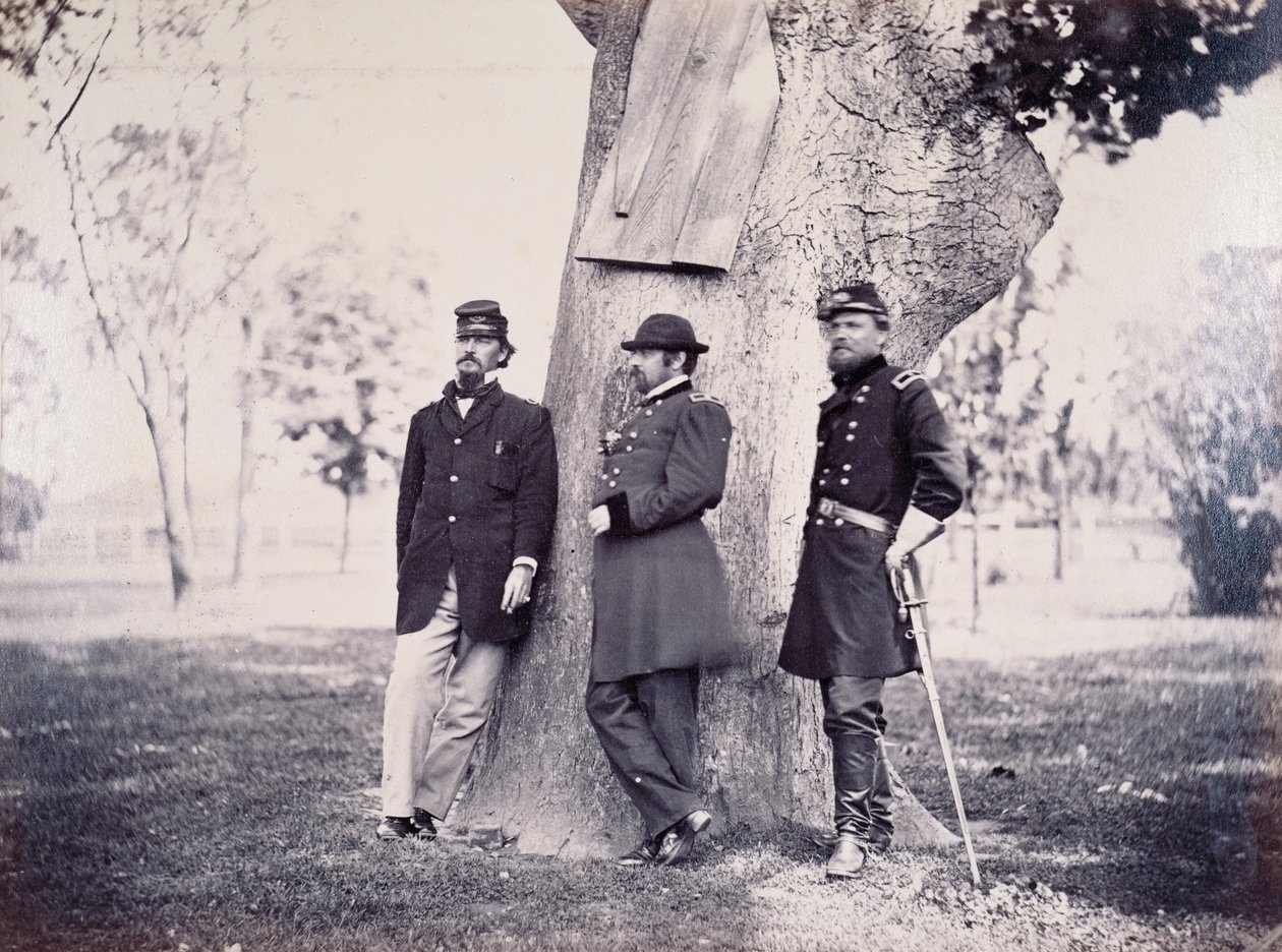 Generales Hancock (1824-86) Smith y Newton, 1862 de George H. Houghton